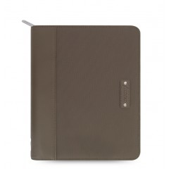 iPad Pro 9.7 Tablet Case - Microfiber Zip Khaki