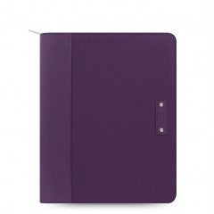 iPad Pro 9.7 Tablet Case - Microfiber Zip Purple